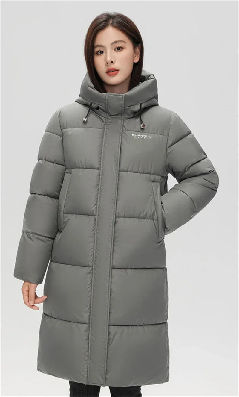 2025 New Long Winter Jacket Women Parkas Down Cotton Jackets Warm Hooded Outwear Female Thick Cold Snow Wear Coats Puffer Jacket