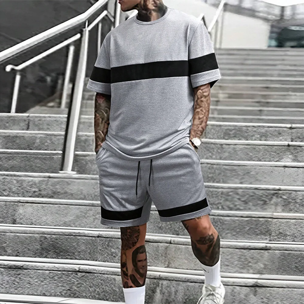 Popular Men S Casual Suit Oversized Loose Sweat Wicking Lightweight Non Damaging To The Skin Wear Resistant And Non Pilling