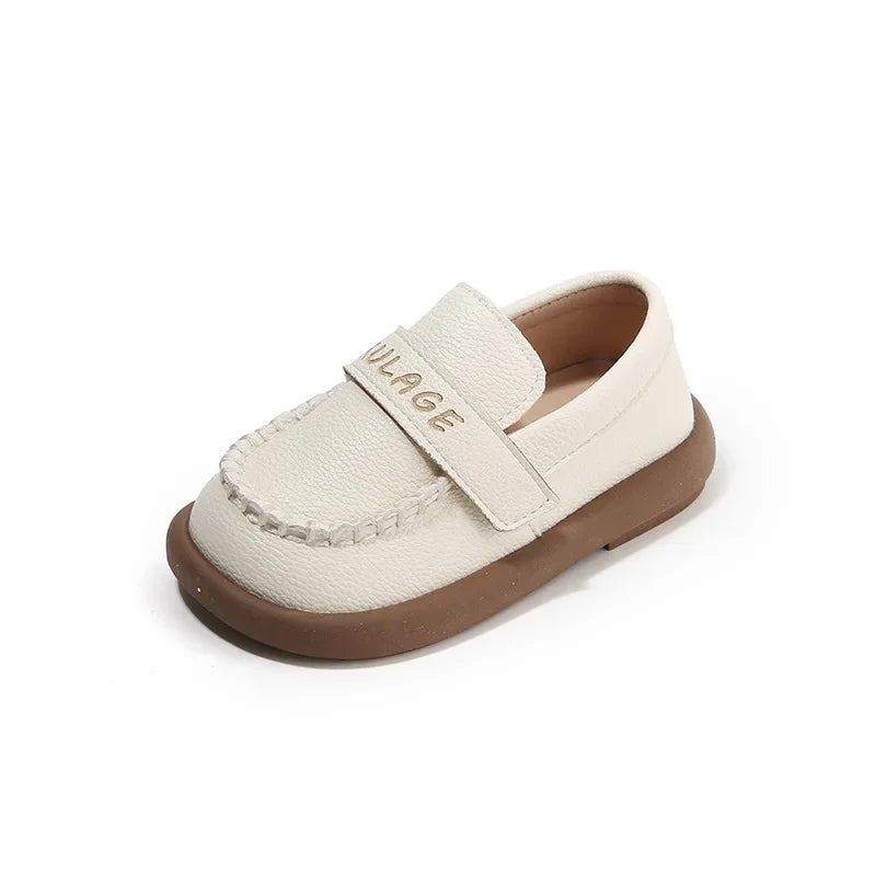 Baby Boys Casual Shoes for Wedding Party Fashion 2025 Spring Autumn Toddlers Kids Leather Shoes Slip-on Loafers Soft Flats New