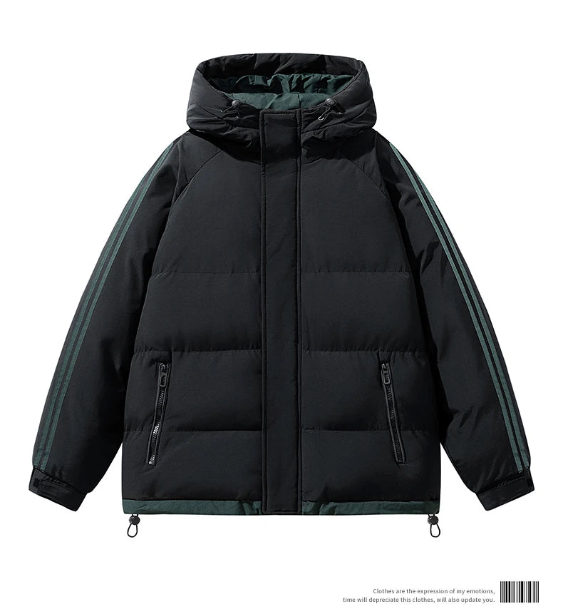 Winter Outdoor Men's Cold proof Warm Sports and Leisure Thick Cotton Jacket Winter Comfortable Fashion Trend Versatile Jacket