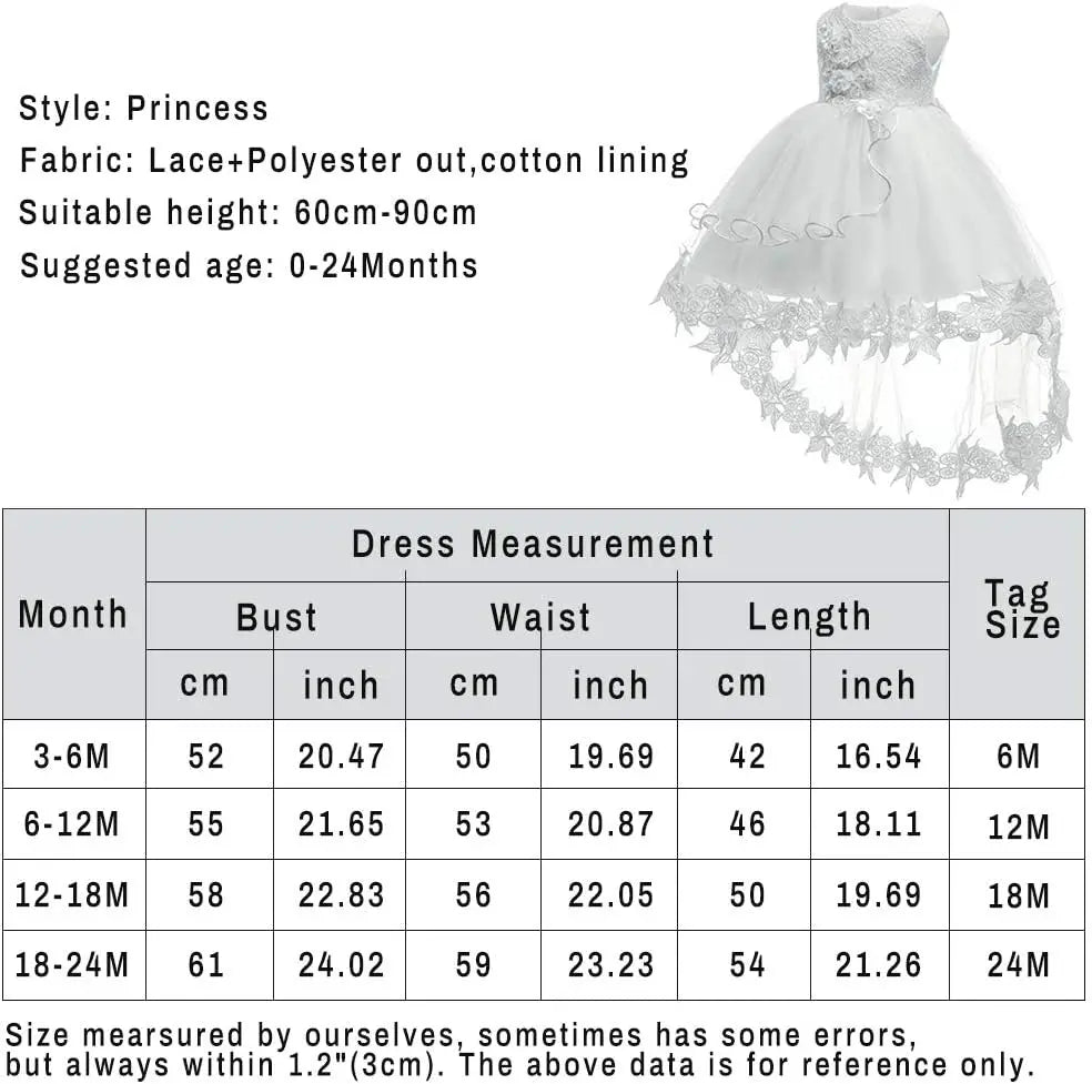 Newborn Clothes Baby Princess Christmas Dresses For Baby Girls Birthday Dress Infant Party Evening Baptism Wedding Gown 0-24M