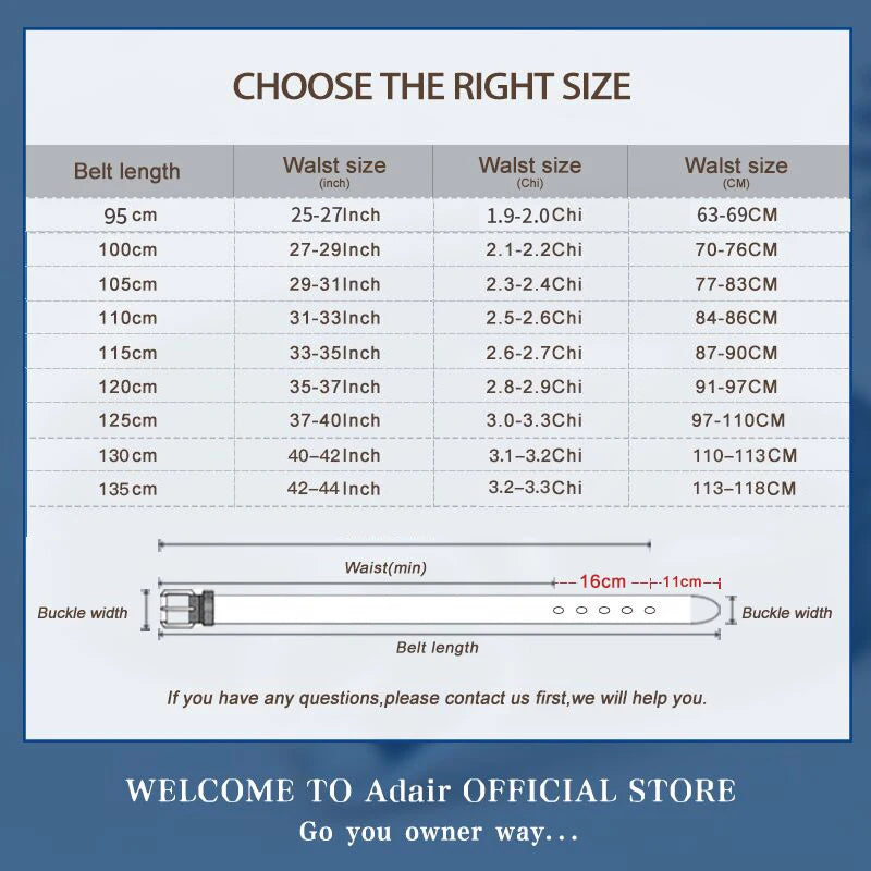 Men Belts Genuine Leather Bussines Fashion Designer Belt Luxury Casual Brand Waistband High Quality Belts for Men Strap HQ239