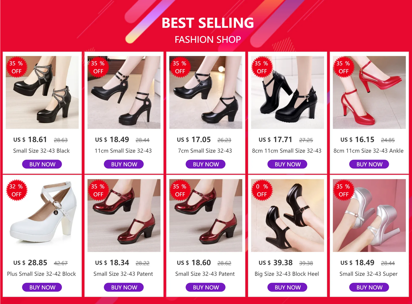 7cm Small Size 32-43 Gladiator Pumps Women Genuine Leather Shoes 2024 Med Block Heels Platform Shoes for Office Model Dance Mom
