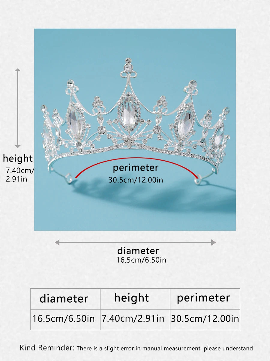 Itacazzo bridal headwear crown, classic Tiras suitable for women's weddings and birthday parties