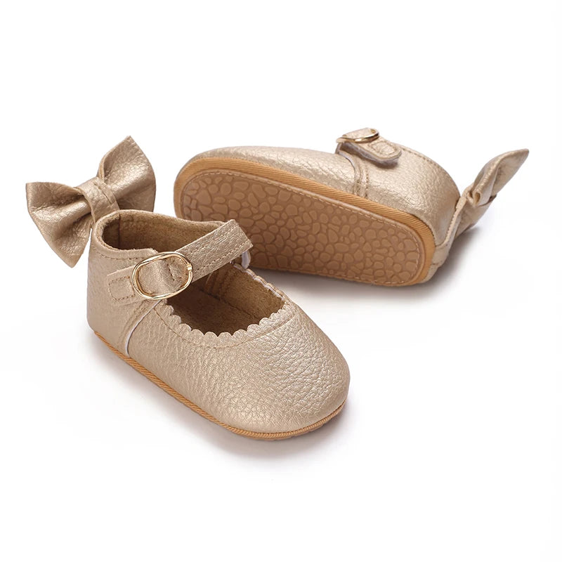 Cute White Lace Baby Girl Princess shoes Baby Moccasins Moccs Shoes Bow Fringe Rubber Soled Non-slip Footwear Crib Shoes