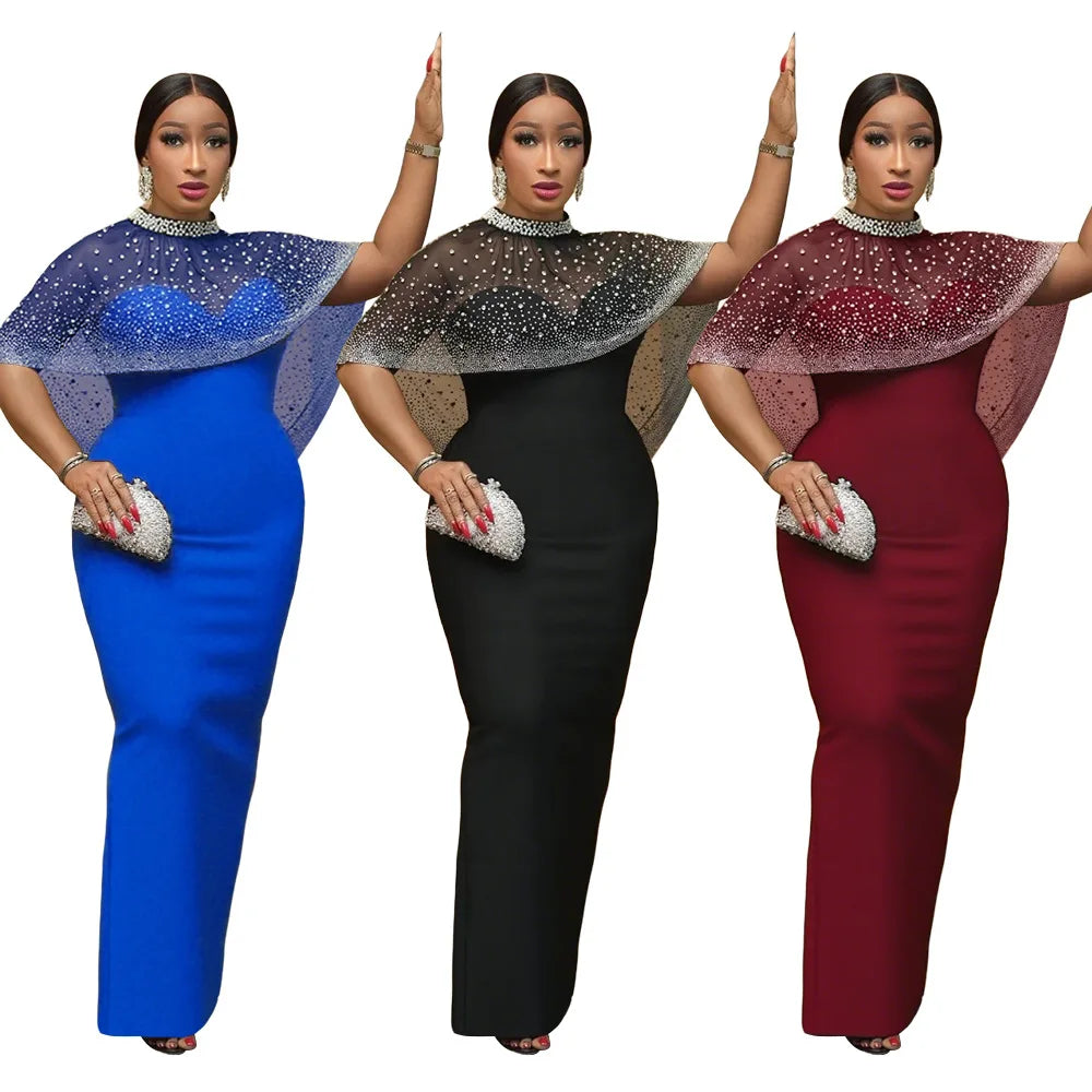 African Dresses For Women Elegant Wedding Muslim Fashion Abayas Dashiki Robe Kaftan Long Maxi Dress Turkish Africa 2025 New