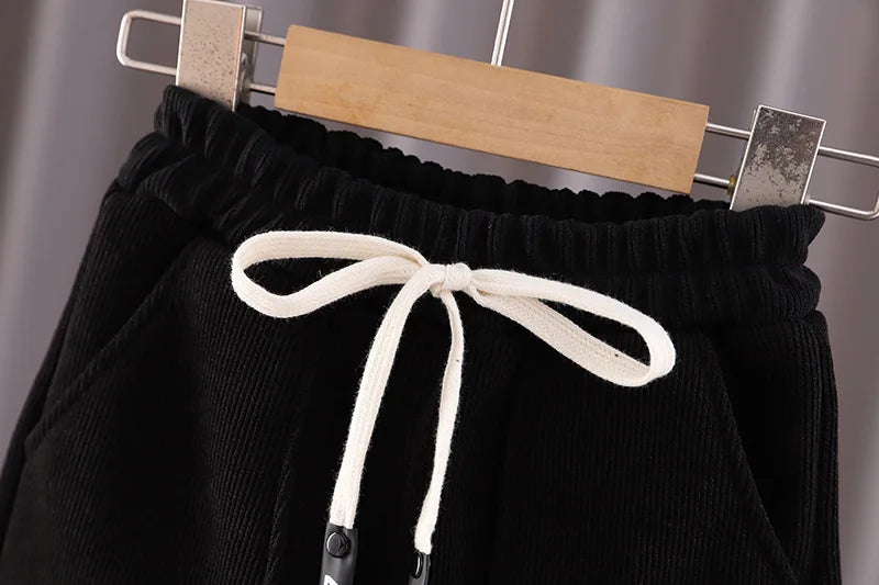 New Winter Fashion Baby Girls Clothes Children Boys Thicken Warm Pants Kids Trousers Toddler Casual Costume Infant Sportswear