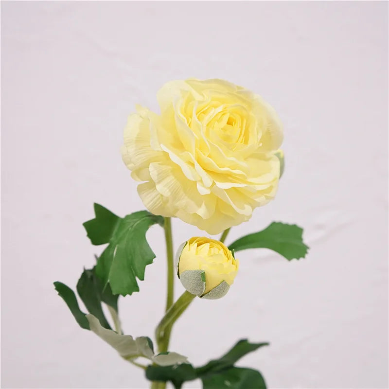 4Pc Hand Feel Moisturizing 3Heads Dew Lotus Artificial Real Touch Flowers Wedding Decor Bridal Bouquet Home Decoration Ornaments
