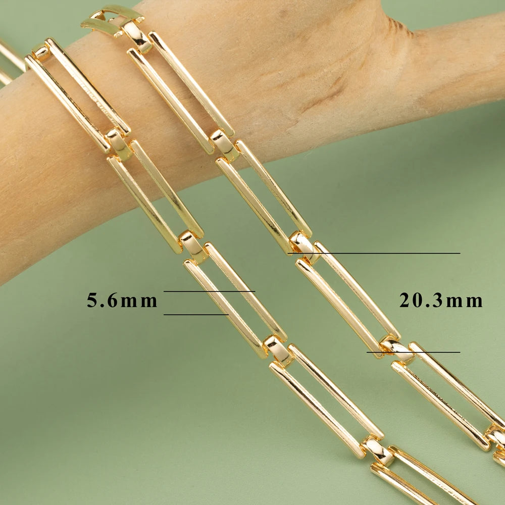 YEGUI C283,diy chain,pass REACH,nickel free,18k gold rhodium plated,copper metal,diy bracelet necklace,jewelry making,1m/lot