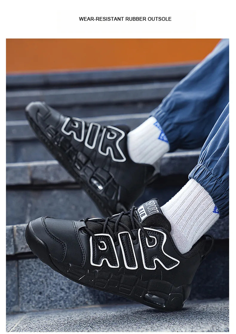 Men's Trendy Casual Sneakers Spring and Autumn Lightweight Durable Shoes AIR Vintage Basketball Shoes Comfortable Running Shoes