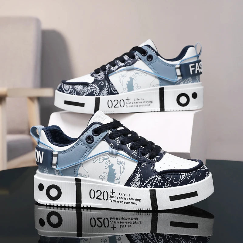 Youth Board Shoes 2025 New Men Women Parent Child Sports Shoes Fashionable Thick Sole Non-slip Casual Walking Shoes Size 31-44