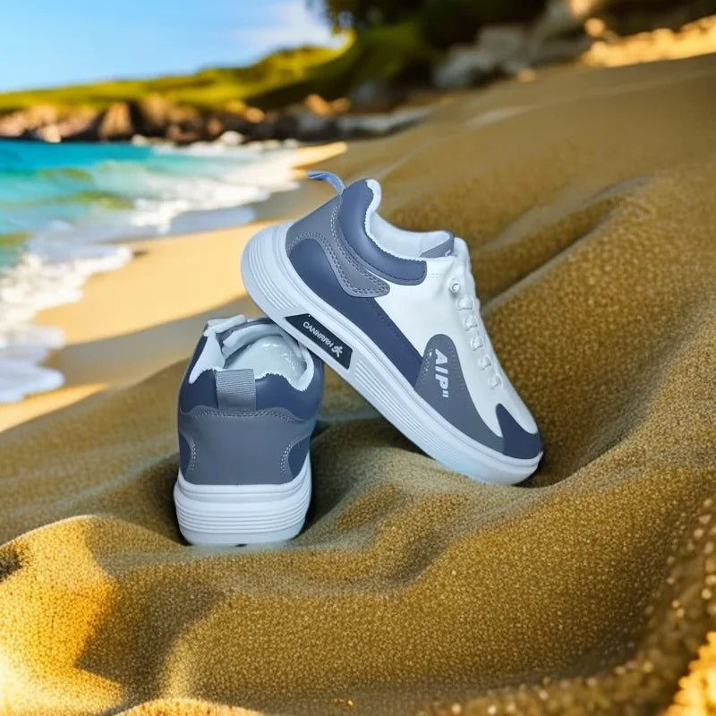 2025 New Breathable Casual Men's Fashion Multi functional Board Shoes Durable Work Wear resistant White Fashion Shoes