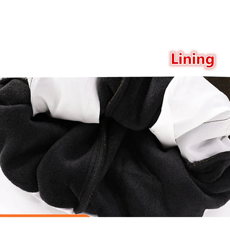 Autumn Winter School Boy Insulate Jeans Denim Pants Streetwear Child Retro Blue Straight Cut High Waist Warm Thermal Trousers
