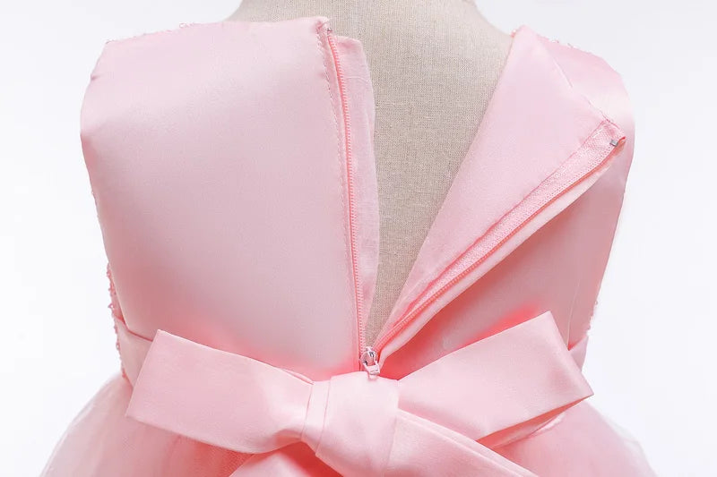 Newborn Clothes Baby Princess Christmas Dresses For Baby Girls Birthday Dress Infant Party Evening Baptism Wedding Gown 0-24M
