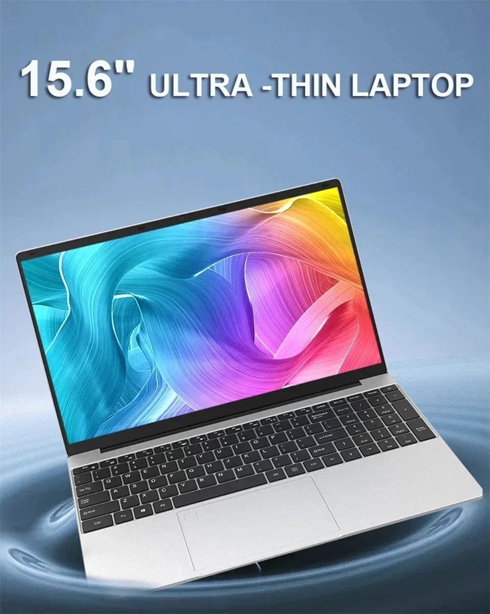 2025 laptop 15.6 Inch Laptop Windows 11 Intel Core i7 8500Y 16GB RAM 1TB SSD Fingerprint Unlock Study Office Pc Laptops