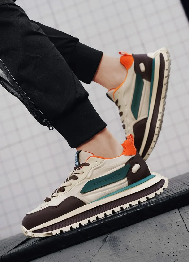 Trend Men Versatile Sneakers 2025 Autumn High Quality Comfortable Platform Sports Running Shoes Outdoor Youth Shoes for Men Plus