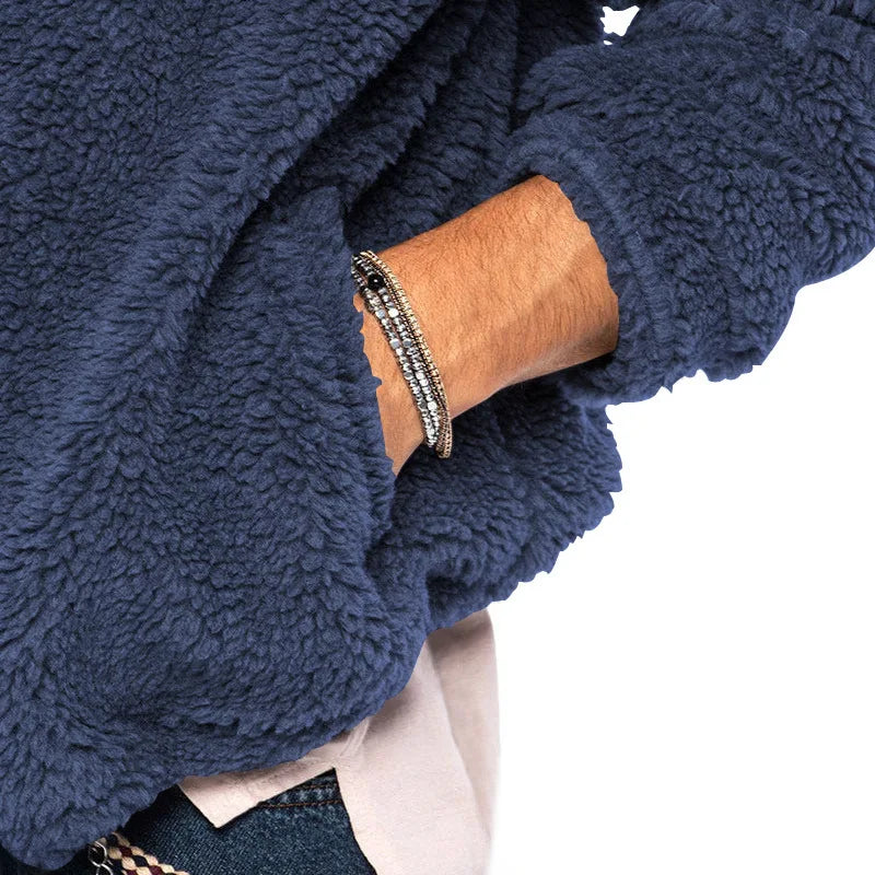 Men's Winter Jacket Warm Loose Casual Fleece Soft Fabric Velvet Skin Friendly Solid Streetwear Fashion Jackets Coats for Men