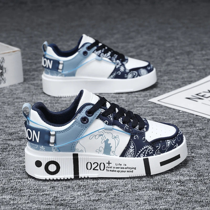 Youth Board Shoes 2025 New Men Women Parent Child Sports Shoes Fashionable Thick Sole Non-slip Casual Walking Shoes Size 31-44