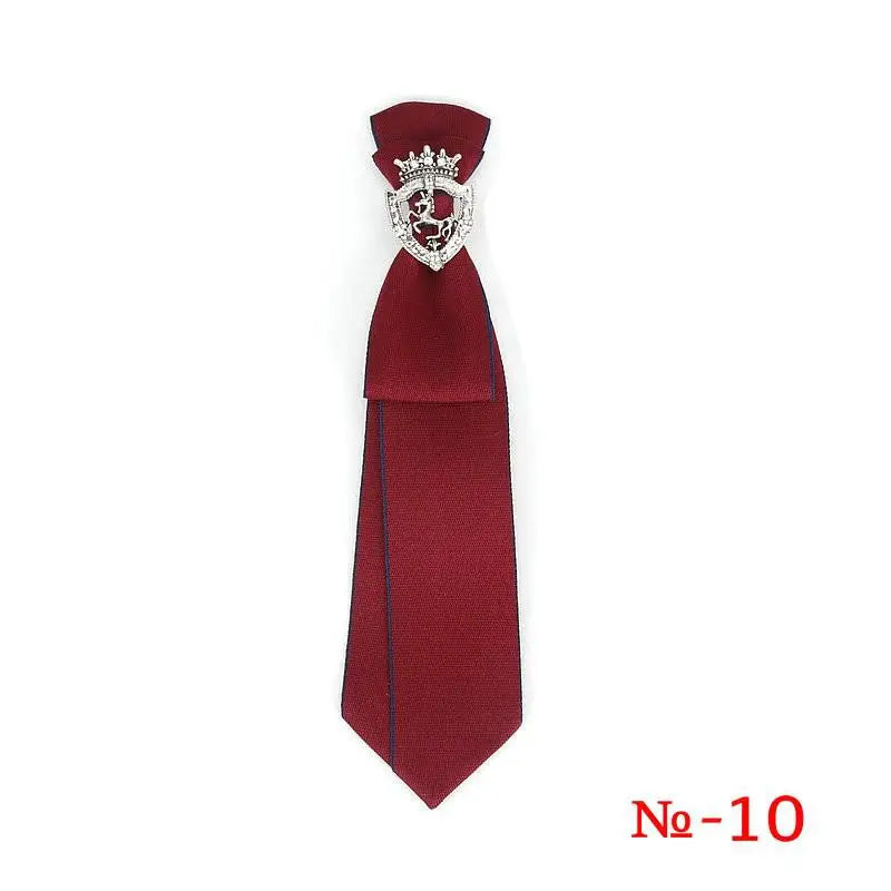 Retro Fabric Ribbon Rhinestone Black Bow Tie Collar Bowkont Cravat School Girl Boys Gifts for Women Clothing Jewelry Accessories