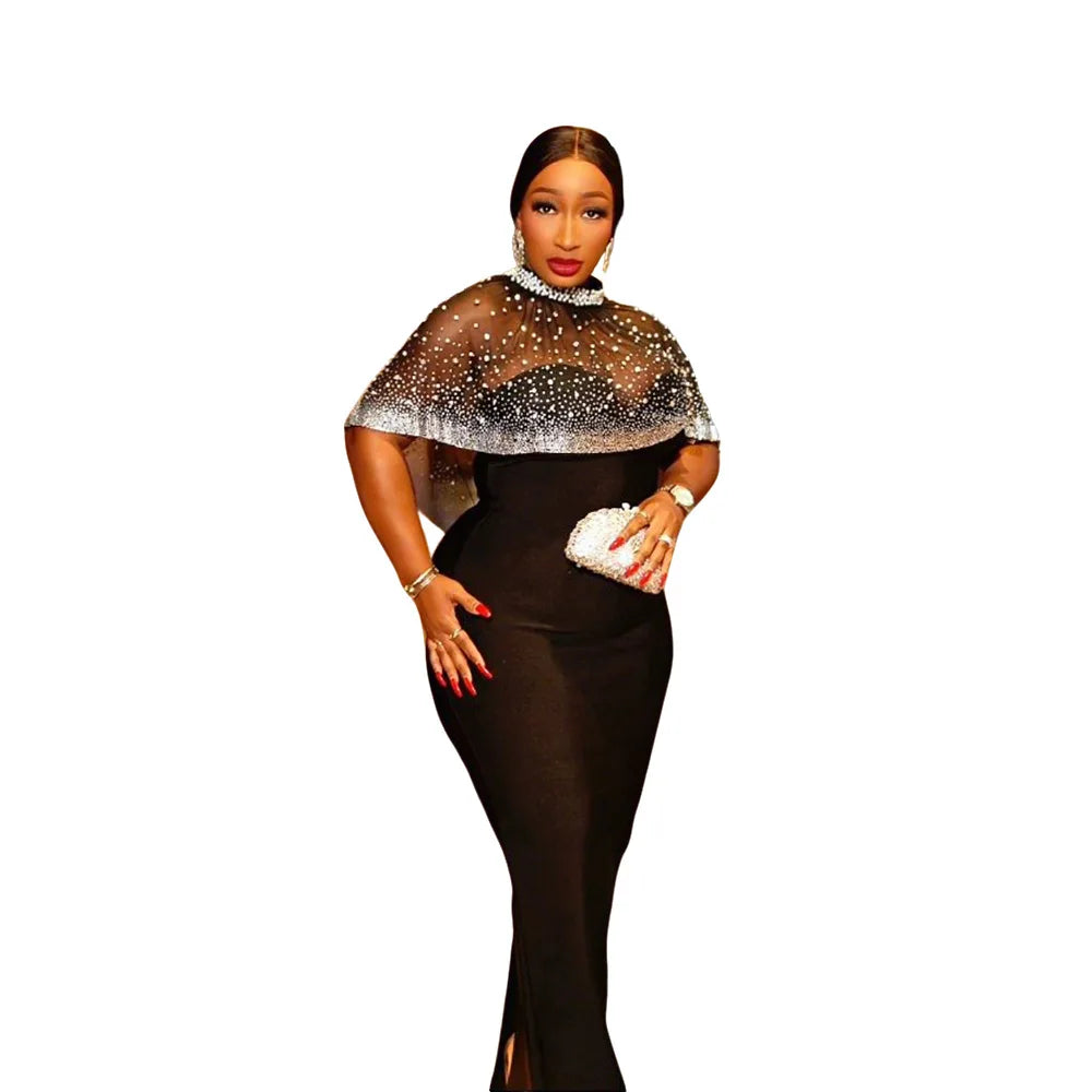 African Dresses For Women Elegant Wedding Muslim Fashion Abayas Dashiki Robe Kaftan Long Maxi Dress Turkish Africa 2025 New