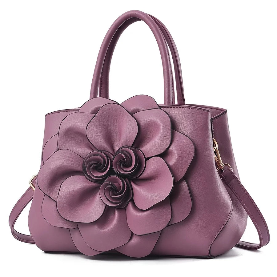 Women's fashionable handbag, casual style PU leather wallet, large capacity shoulder bag