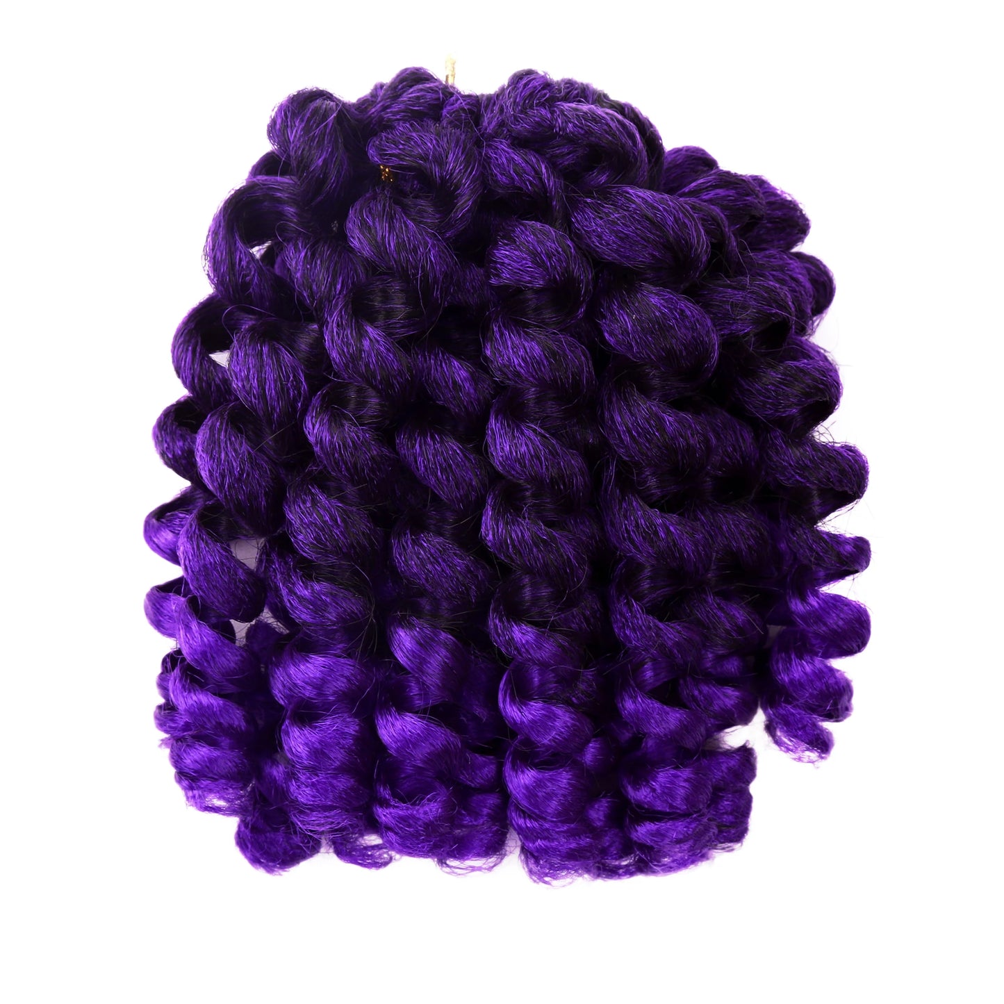 Synthetic Ombre Jumpy Wand Curl Crochet Braids Jamaican Bounce For Africa Braiding Hair Extensions Pre-Twisted For Black Women