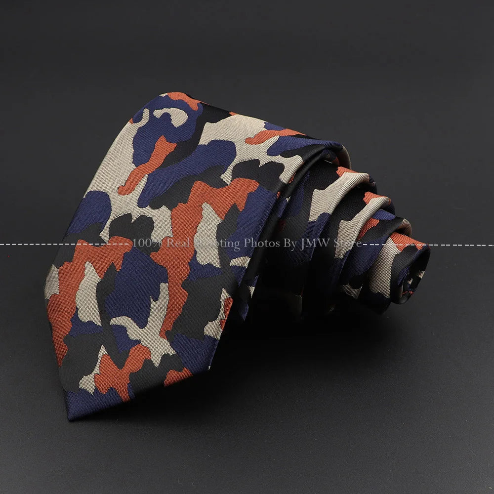 New Design Wedding Men Tie Brown Solid Striped Paisley Flower Neckties Men Business Dropshipping Groom Collar Accessories Gift