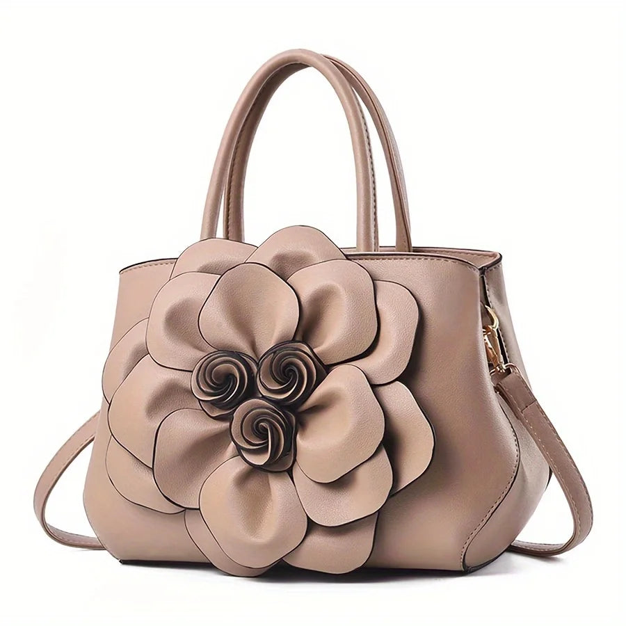 Women's fashionable handbag, casual style PU leather wallet, large capacity shoulder bag