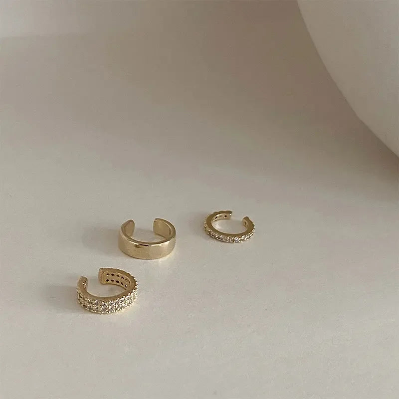 Cute Clip Earrings Female Buckle Ear Cuff No Piercings Fake Cartilage Ear for Women Delicate 2023 Fashion Jewelry Accessories