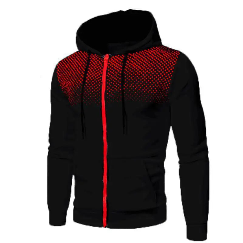Autumn and Winter Casual Jacket for Men All Elite Wrestling Zipper Hoodie with Pocket Printing Sweater Sportwear