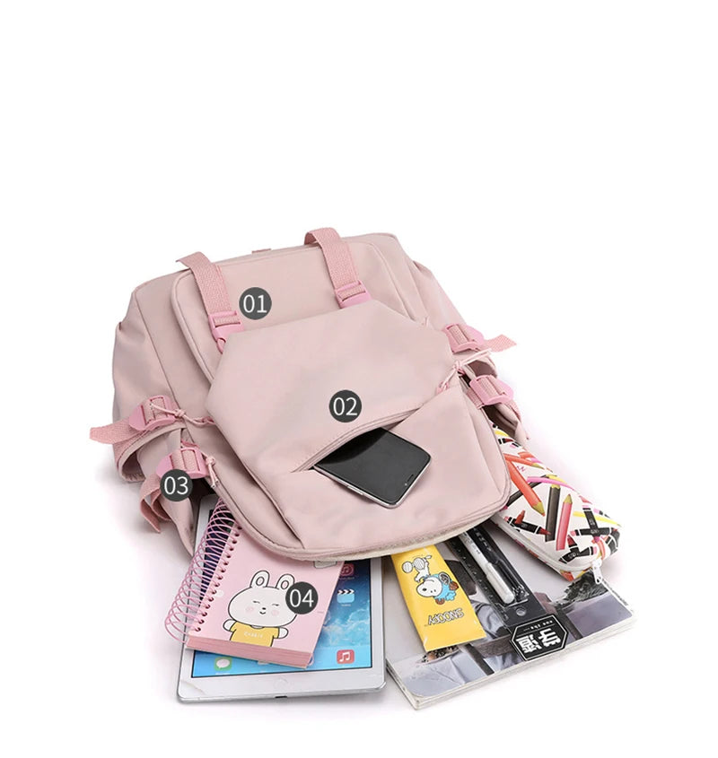 Disney The Lion King Simba Boys Girls Kids School Book Bags Women Bagpack Teenagers Travel Backpack Mochila Escolar
