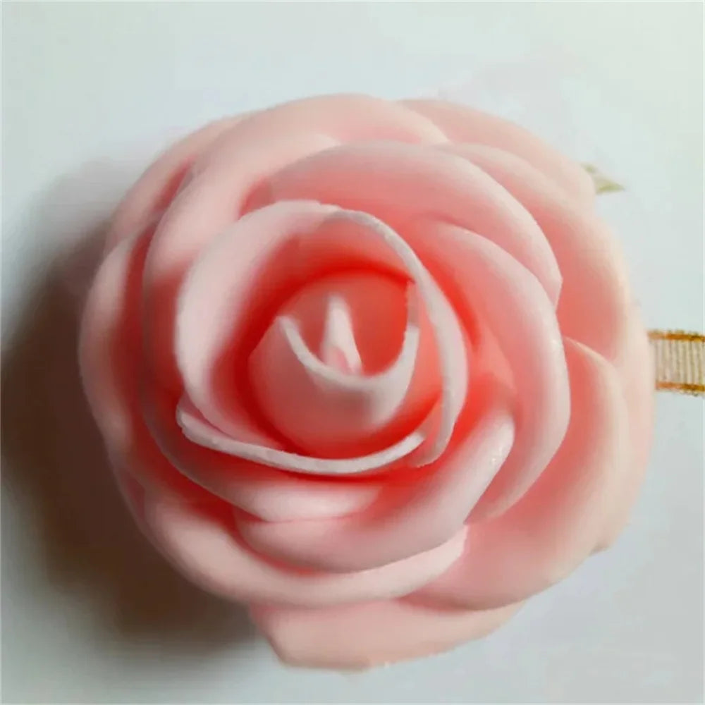 10Pcs Artificial Rose Wrist Flower Team Bride To Be Bridesmaid Gift Wedding Decoration Bridal Shower Bachelorette Party Supplies