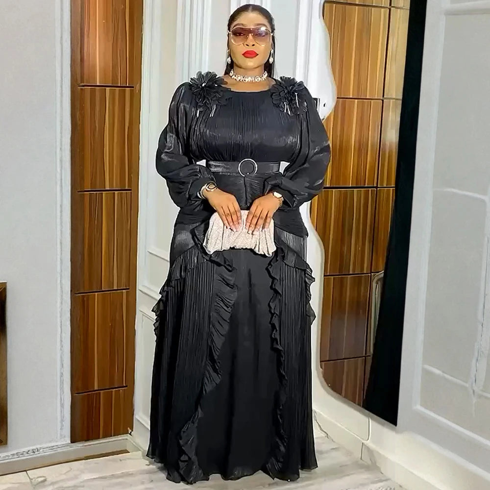 African Dresses For Woman 2025 Africa Clothing Wedding Party Evening Gowns Dashiki Ankara Outfits Dubai Turkey Kaftan Abayas