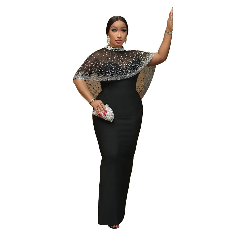 African Dresses For Women Elegant Wedding Muslim Fashion Abayas Dashiki Robe Kaftan Long Maxi Dress Turkish Africa 2025 New