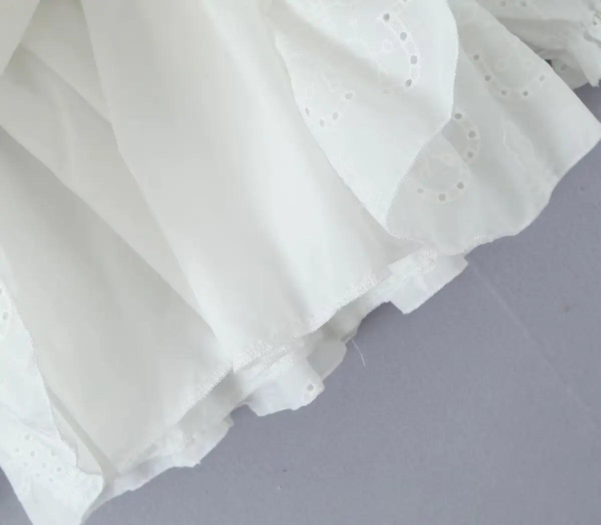 GypsyLady Off The Shoulder Sexy Mini Dresse Cotton Summer Elegant Hollow Out Ruffles Backless Women Vocation Casual Ladies Dress