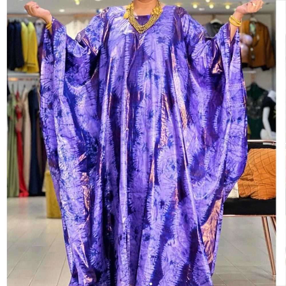 African Printed Riche Long Dresses For Nigeria Women Ankara Wedding Dashiki Robe Boubou Clothing Women Long Dress Guipure Robe