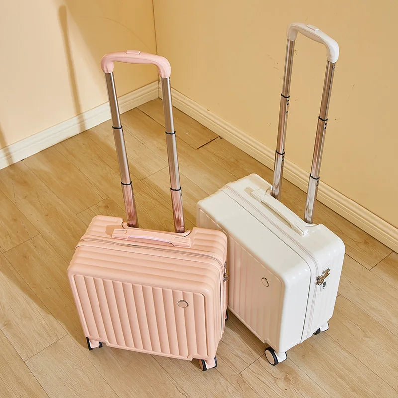 Student suitcase Travel Bag Women's Bag Back to School Spinner Wheel Suitcase Carry-On Boarding Travel 18/20/24