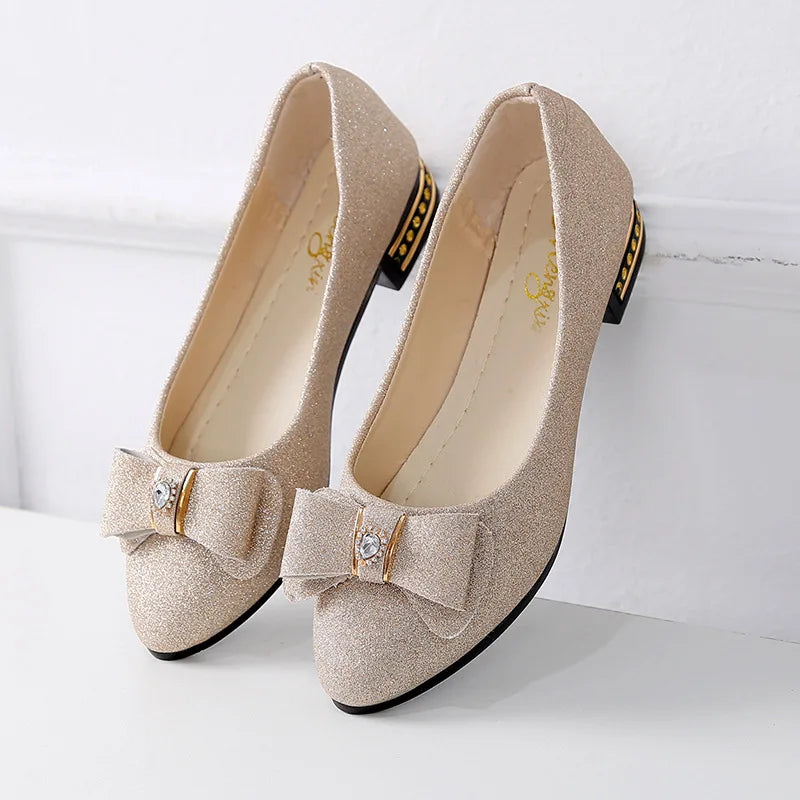 Women Shoes Elegant Shallow Low Heel Shoes Loafers Woman Casual Slip-on Pumps Ladies Comfort Footwear Zapatos De Mujer