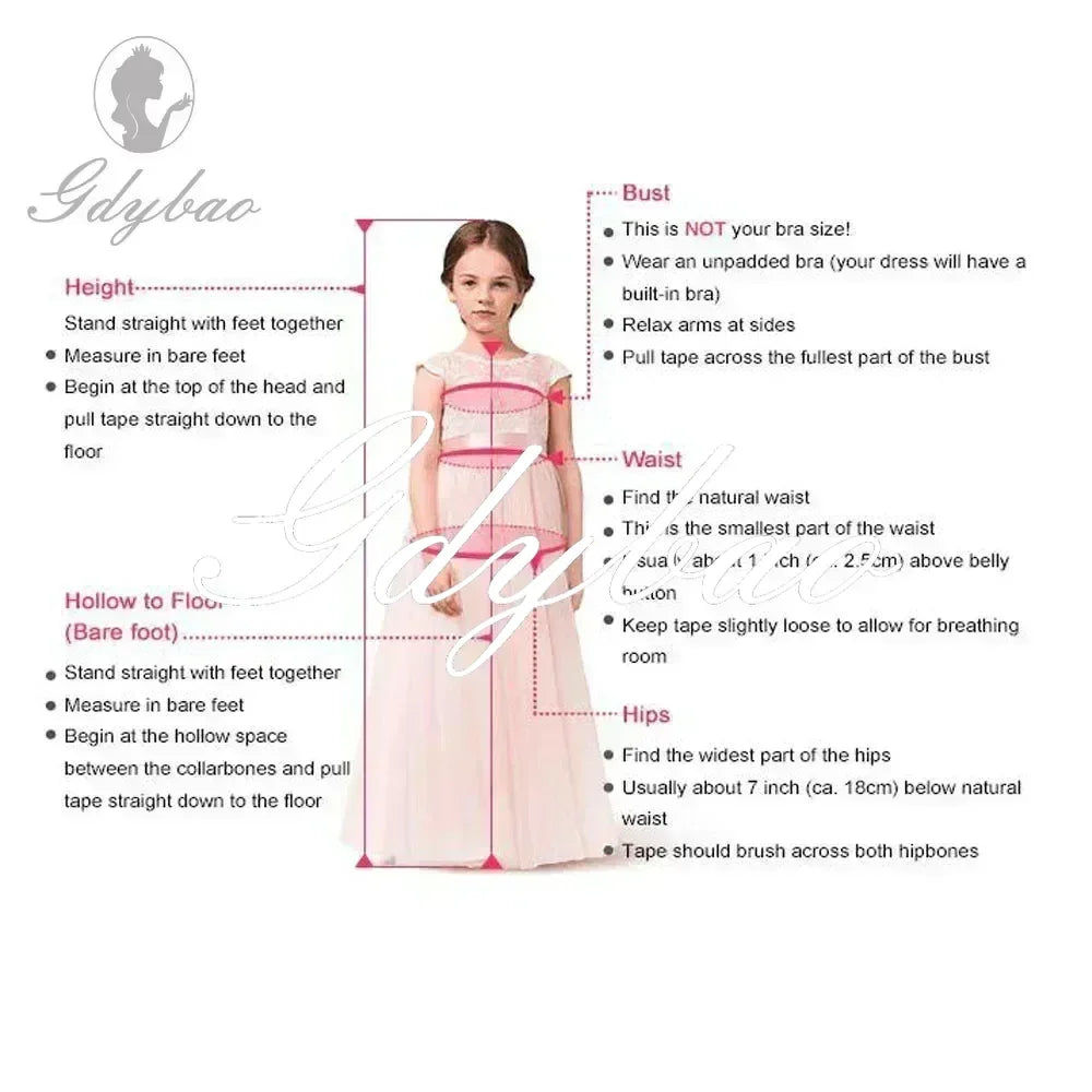 Luxury Golden Applique Full Ball Princess Wedding Party Flower Girl Dress Off The Shoulder Floor Length First Communion Gown New