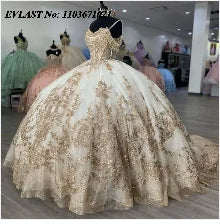 EVLAST Customized Pink Quinceanera Dress Ball Gown 3D Floral Applique Beading Tiered Corset Sweet 16 Vestidos De XV 15 Anos SQ88