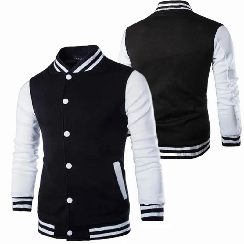 Mens Jacket Baseball Suit 2023 Hot Sale Four Seasons Fashion Coats University Varsity Splicing Couple Casual Korean Clothes