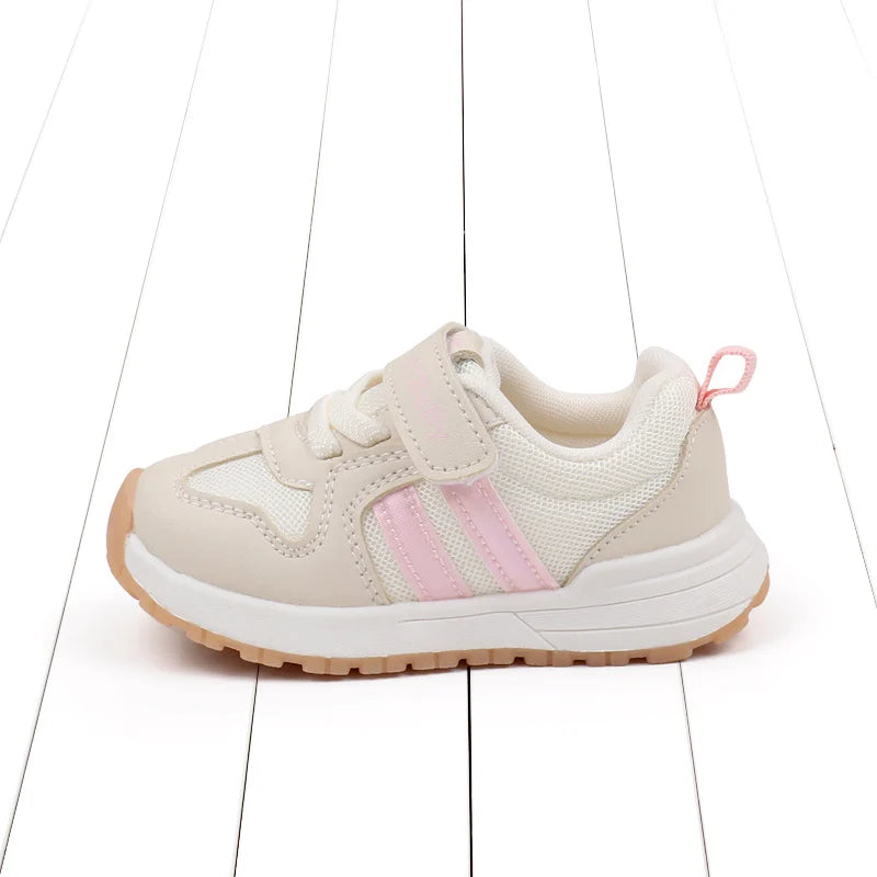 Baby Boys Girls Comfortable Sports Shoes Soft Sole Non-slip Solid Colour Toddler Shoes