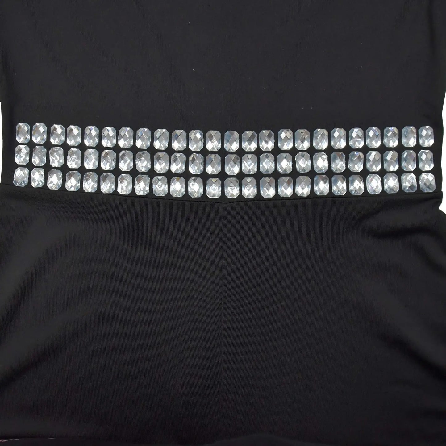 CM.YAYA Women Diamonds Hot Rhinestones Sexy Strap Long Sleeve Jumpsuits Streetwear Club One Piece Overall Rompers with Gloves