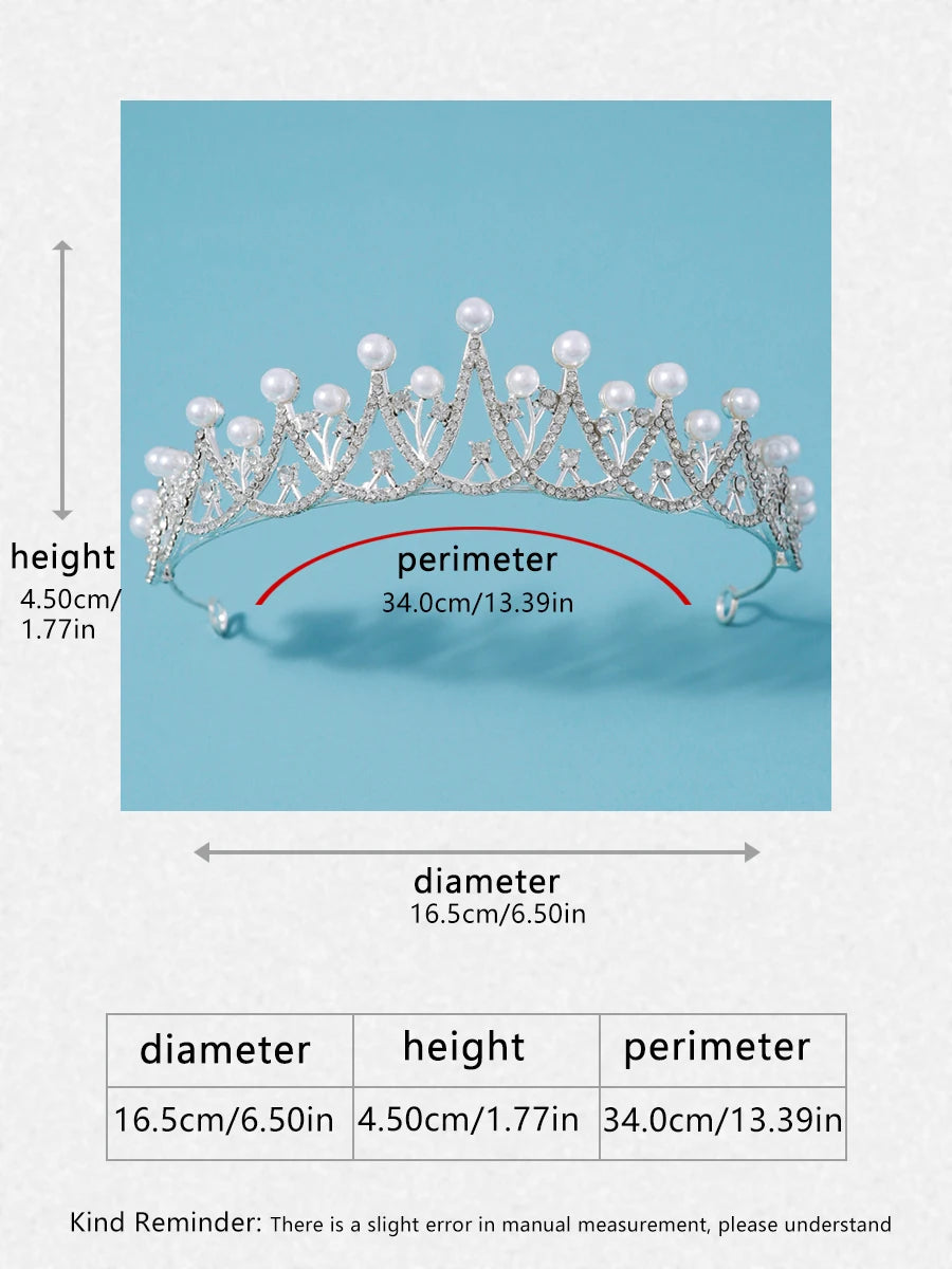Itacazzo bridal headwear crown, classic Tiras suitable for women's weddings and birthday parties