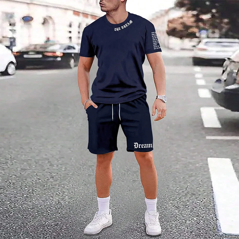 Popular Men S Casual Suit Oversized Loose Sweat Wicking Lightweight Non Damaging To The Skin Wear Resistant And Non Pilling