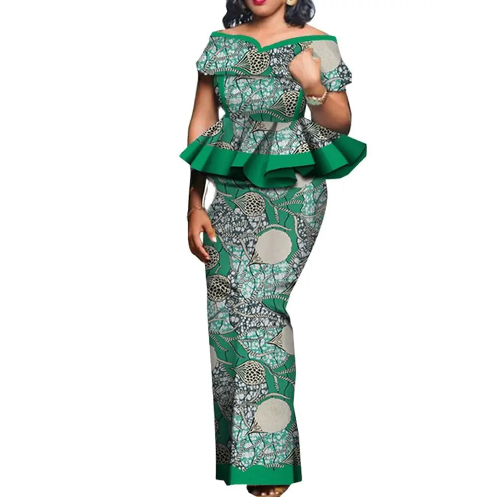 SALE!!! Party African Dress Women Skirt Sets Traditional 2 Pieces Suits Custom Made Dashiki Tops and Skirts Plus Size Clothing