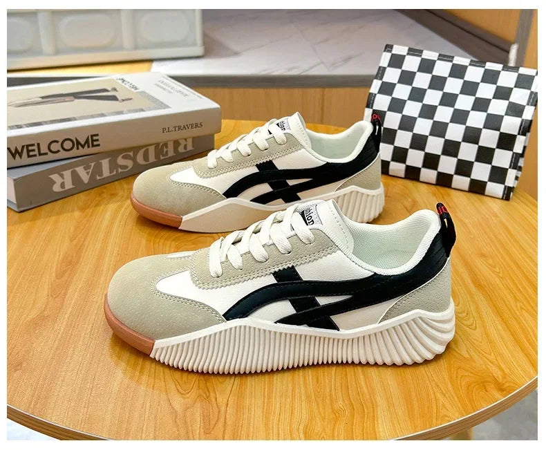 Women Sneakers 2025 New Sports Shoes for Women Fashion Comfort Sneakers All-match Thick Sole Lightweight Casual Running Shoes