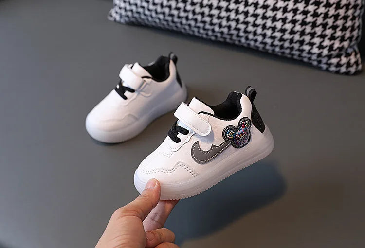 Kids Casual Shoes Boy Fashion Girls Soft Sneaker Sports Running Tenis Children Flat Casual Baby Toddler Outdoor Sneakers Shoes