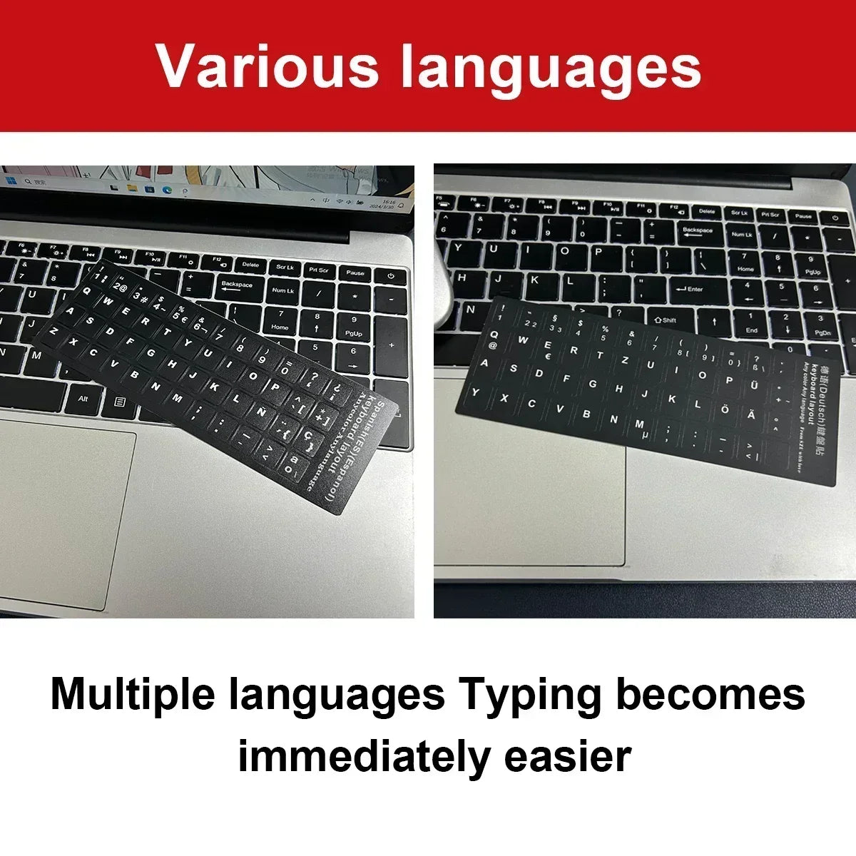 14.1" Ultra Slim Laptop 16GB RAM 2TB SSD Intel N3700 Notebook Gamer Windows 11 Pro 1920*1080 Display Office Study Computer PC
