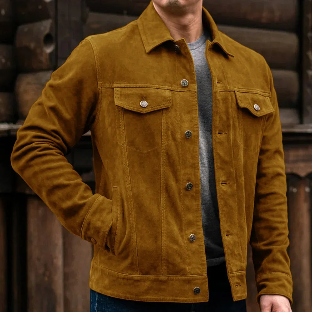 Men's Suede Jacket Suit Jackets New in Suits & Blazers for Man Mens Coat Formal Clothes Man Male Coats Blazzer Elegant Top Dress